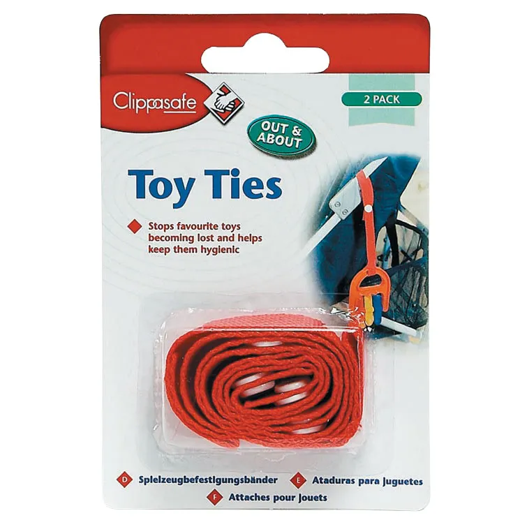 Clippasafe Toy Ties 2Pk (27)