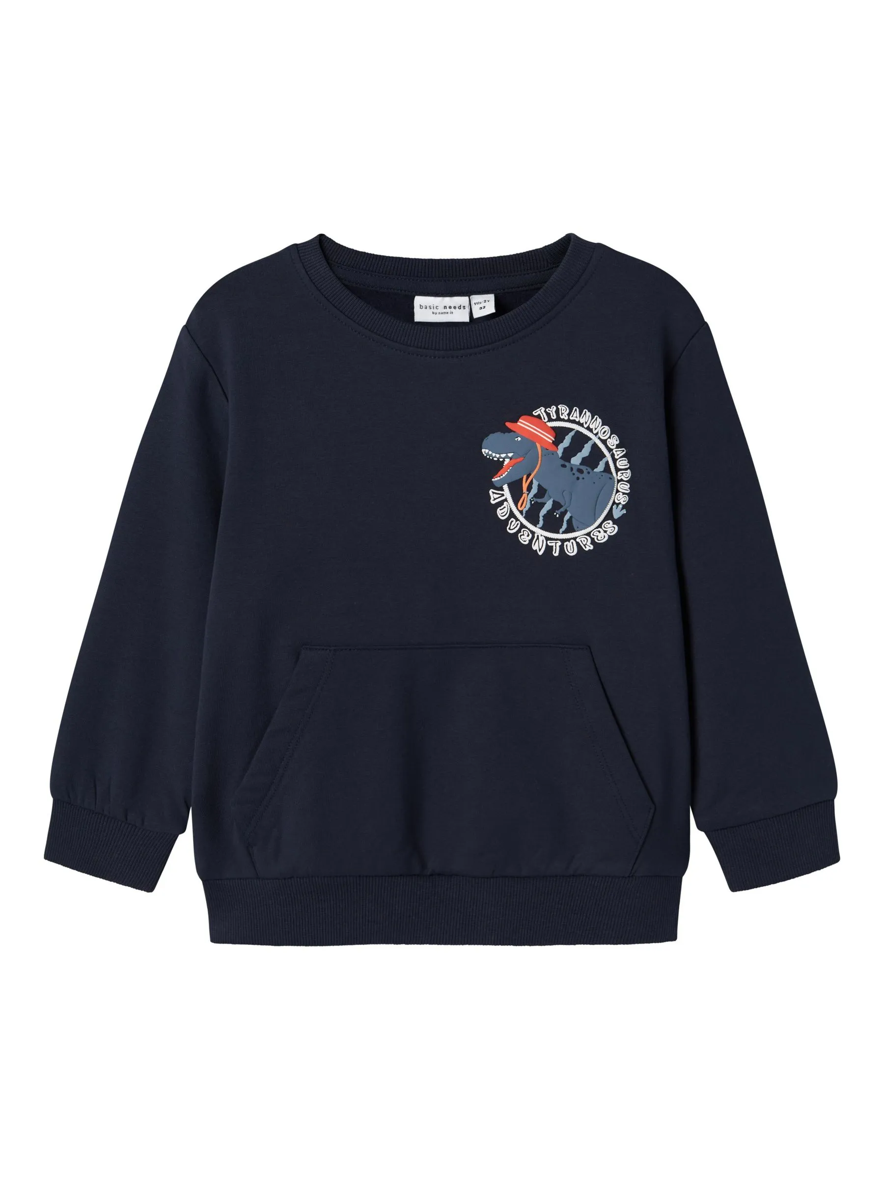 NAME IT nmm vugo ls nreg sweat bru navy dino 13234314 aw24 