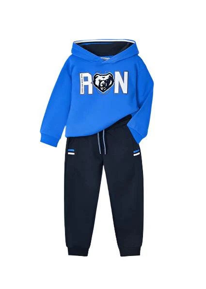 MAYORAL kid boys run pullover tracksuit blue 4877aw24