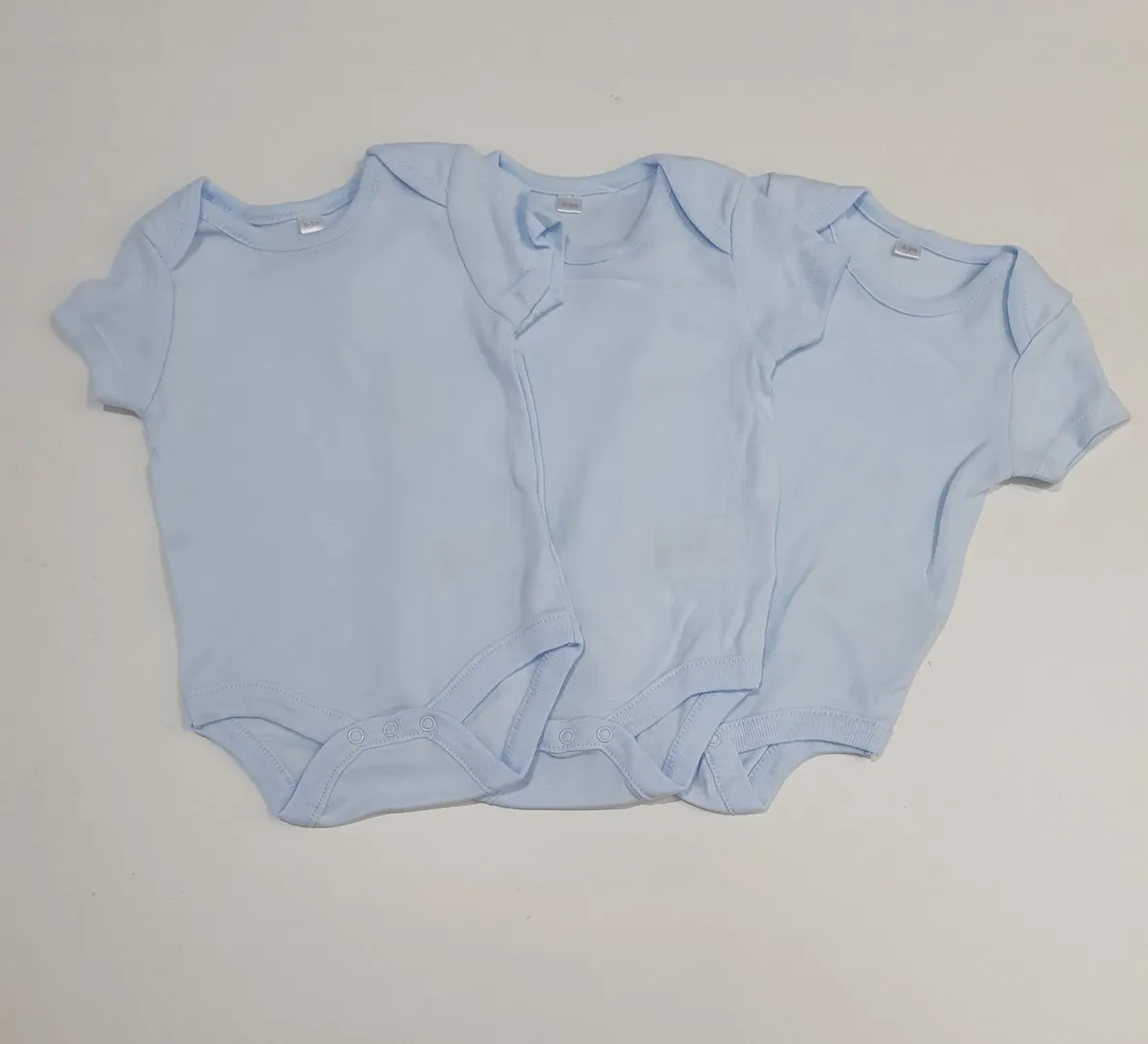 Rockabye Boys 3PK Vests Plain Blue T20800