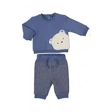 MAYORAL newborn boys 2pce tracksuir blue bear 2624aw24