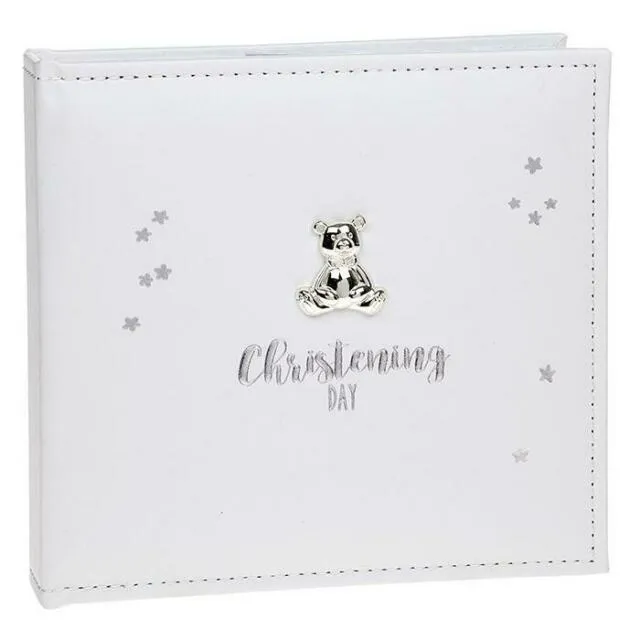 Christening Album Teddy & Stars Large 292931