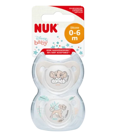 Nuk 0-6m Silicone Soother Lion King