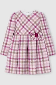 MAYORAL kid girl plaid dress 4914aw24