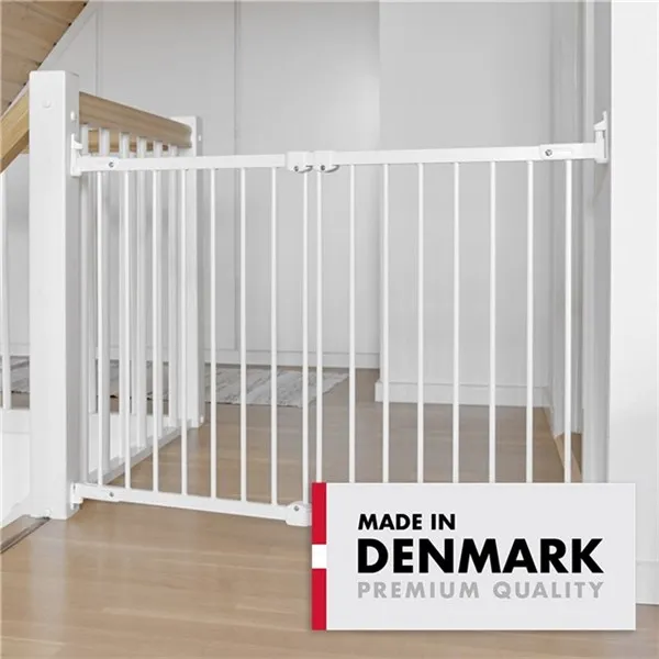 BabyDan Ebba Metal Stair Gate White