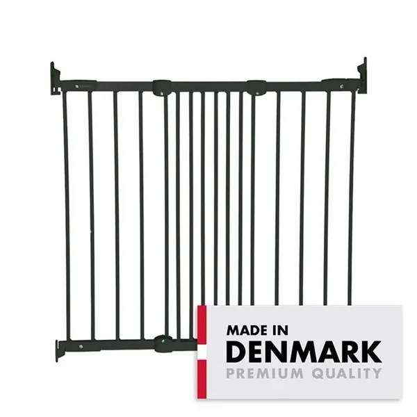 BabyDan EBBA Metal Stair Gate Black  