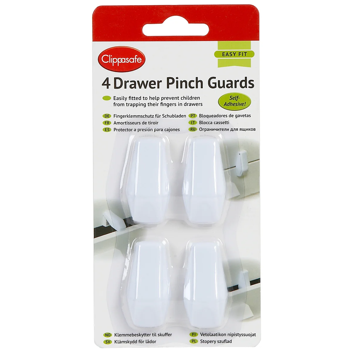 Clippasafe Drawer Pinch Guards 4pk (75)