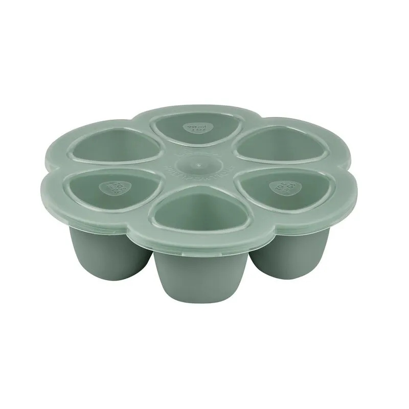 Beaba Silicone Multiportions 6x90ml Sage Green