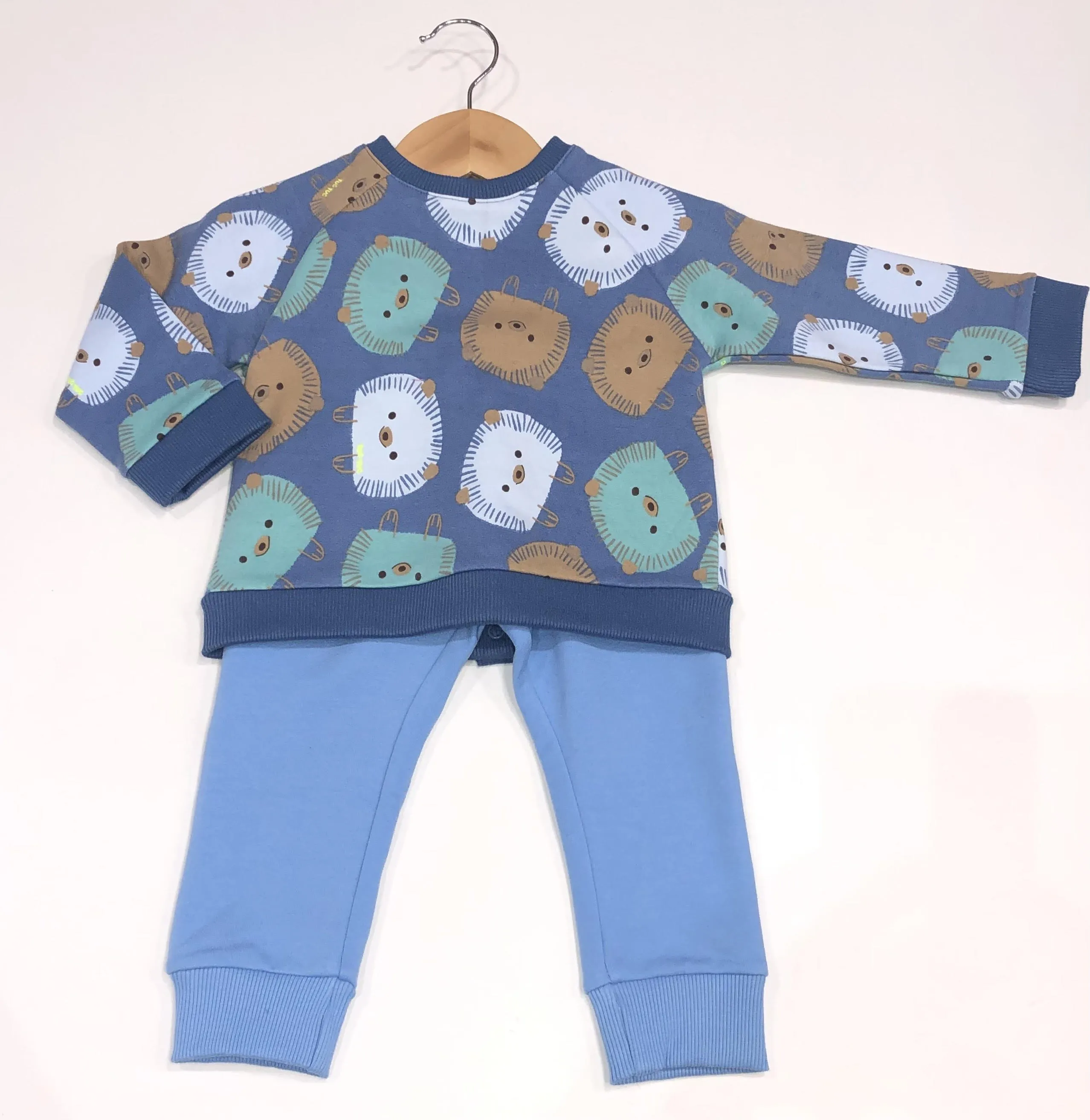 TUC TUC baby boys 2pc tracksuit hedgehog blue 11378847 aw24 