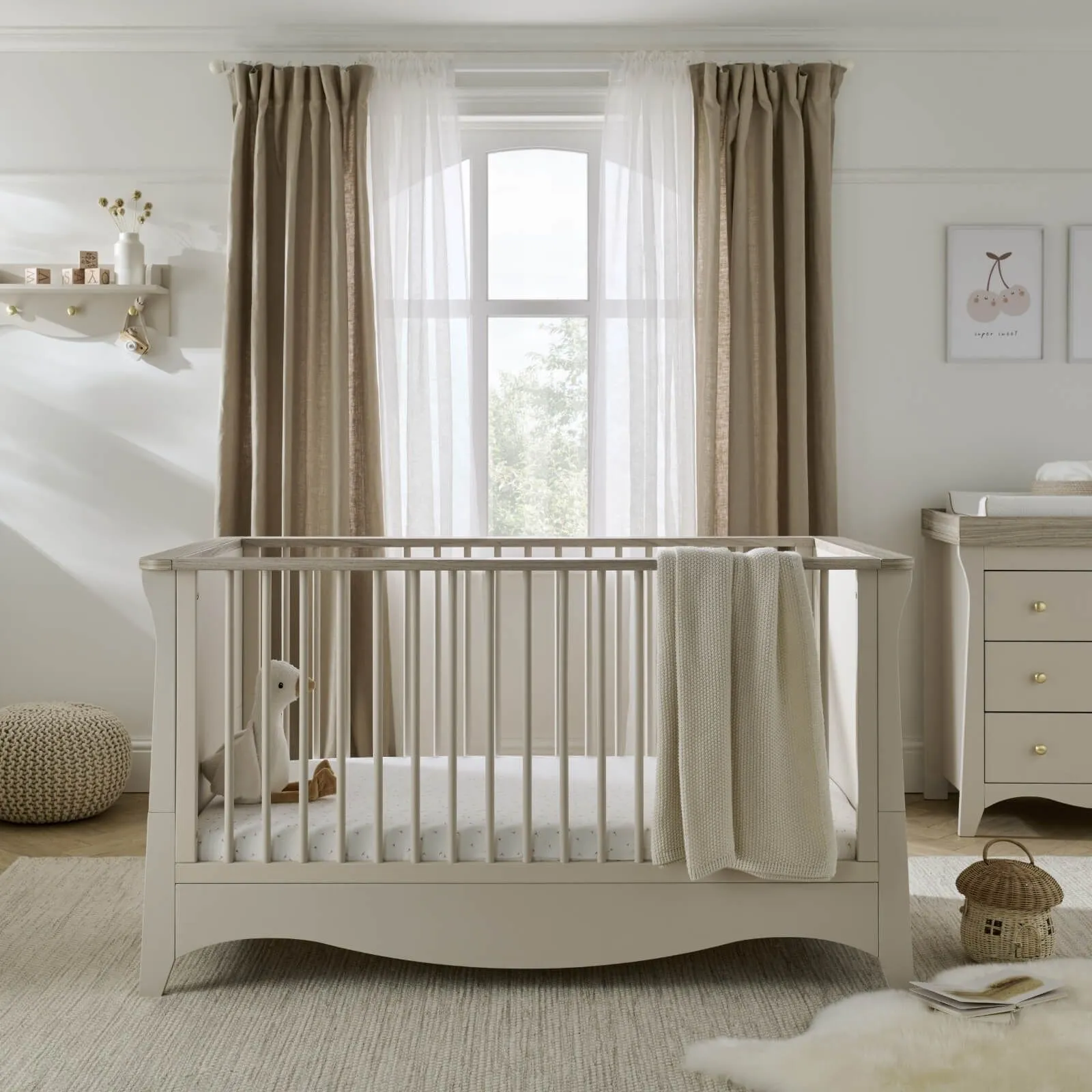 CuddleCo Clara Cotbed Cashmere Baby Accessories