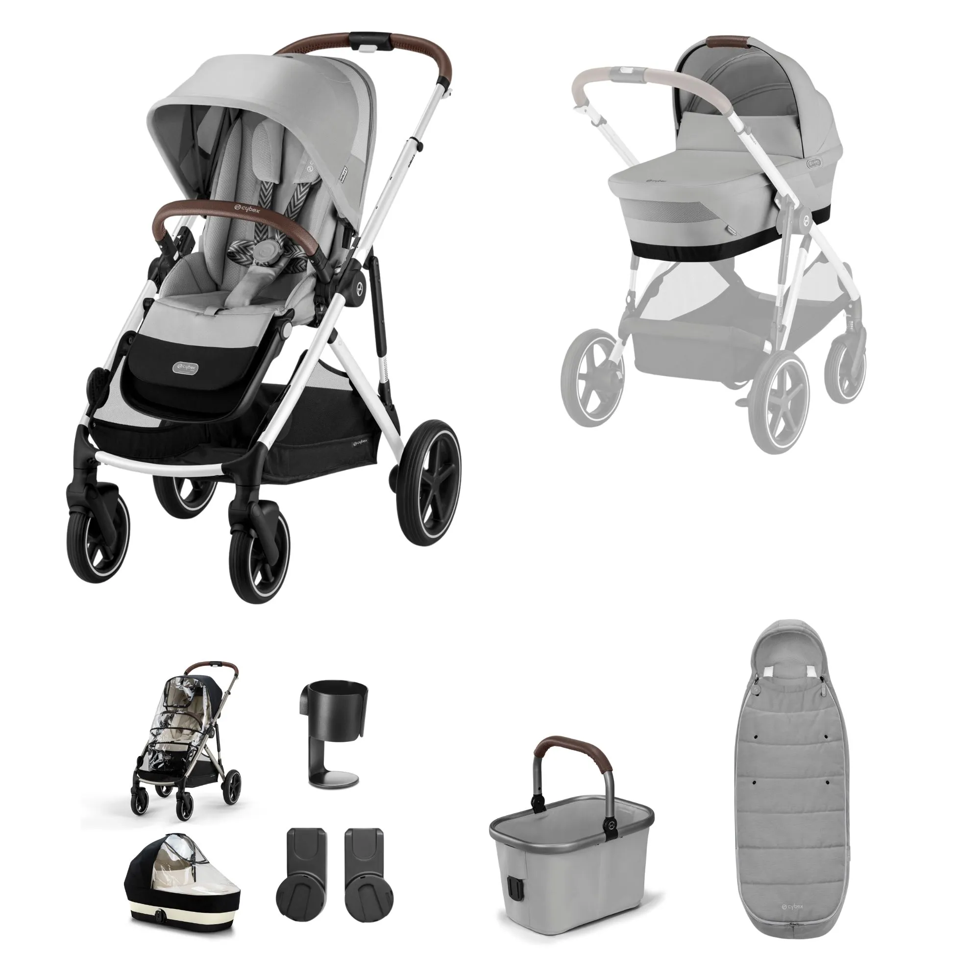 Cybex Gazelle S 9 Piece Bundle Stone Grey