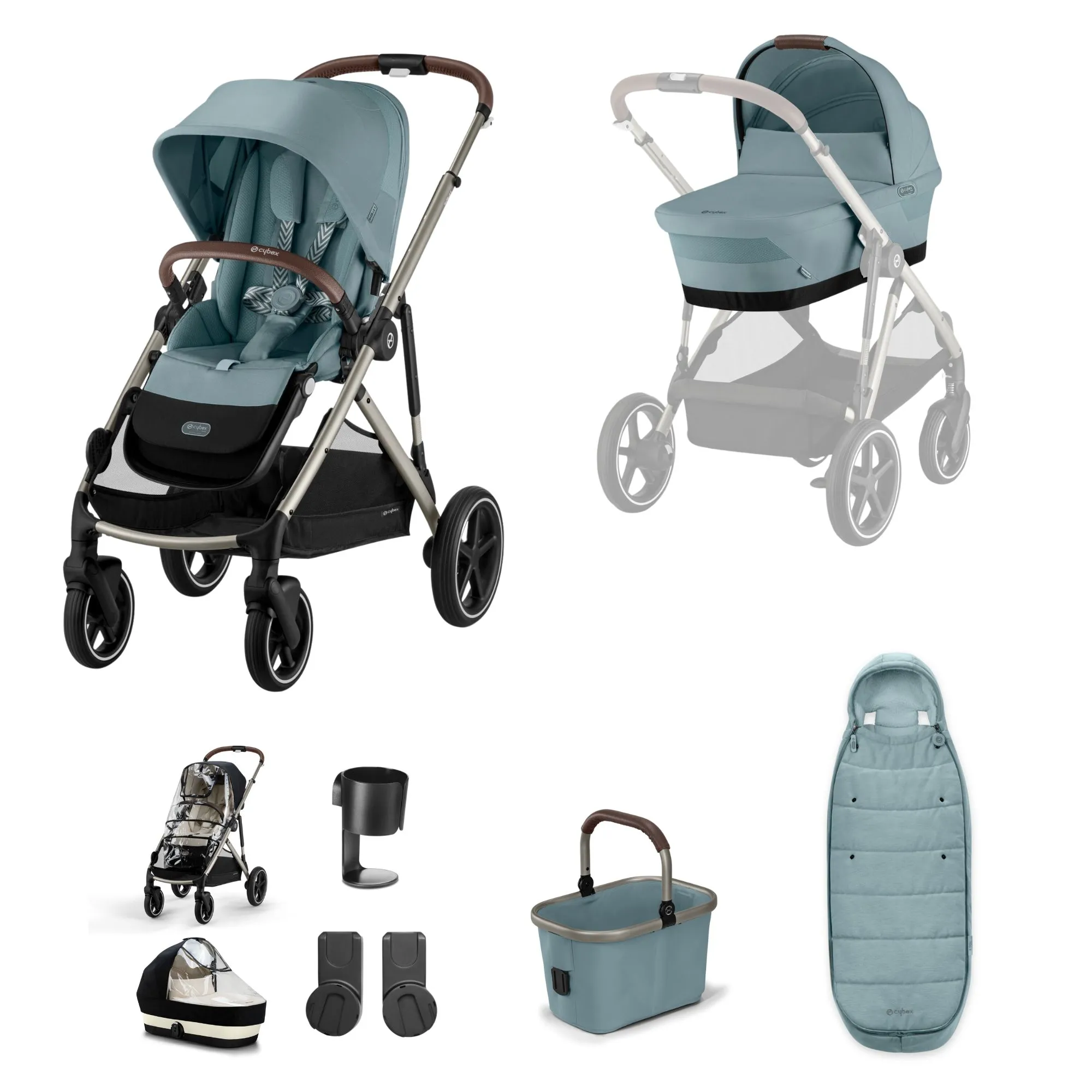 Cybex Gazelle S 9 Piece Bundle Stormy Blue