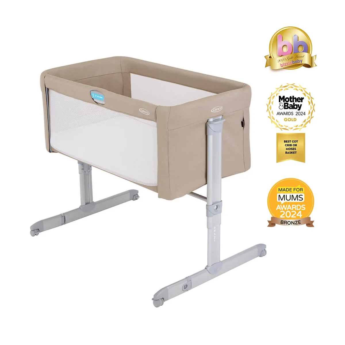 Graco Sweet To Sleep Bedside Crib Oatmeal