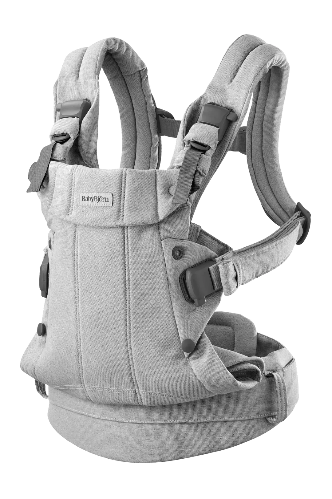 BabyBjorn baby carrier harmony light grey woven