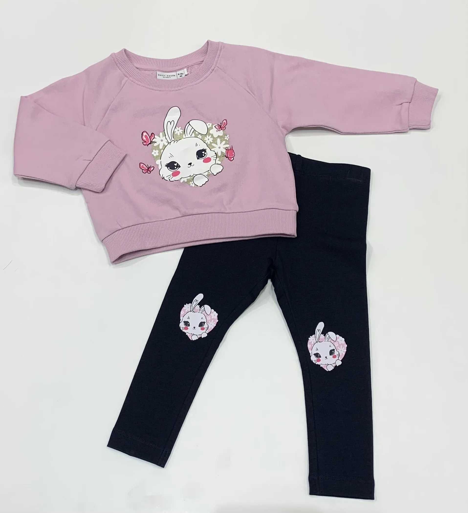 NAME IT nmf venus ls nreg sweat unb pink bunny set 13238444 SS25