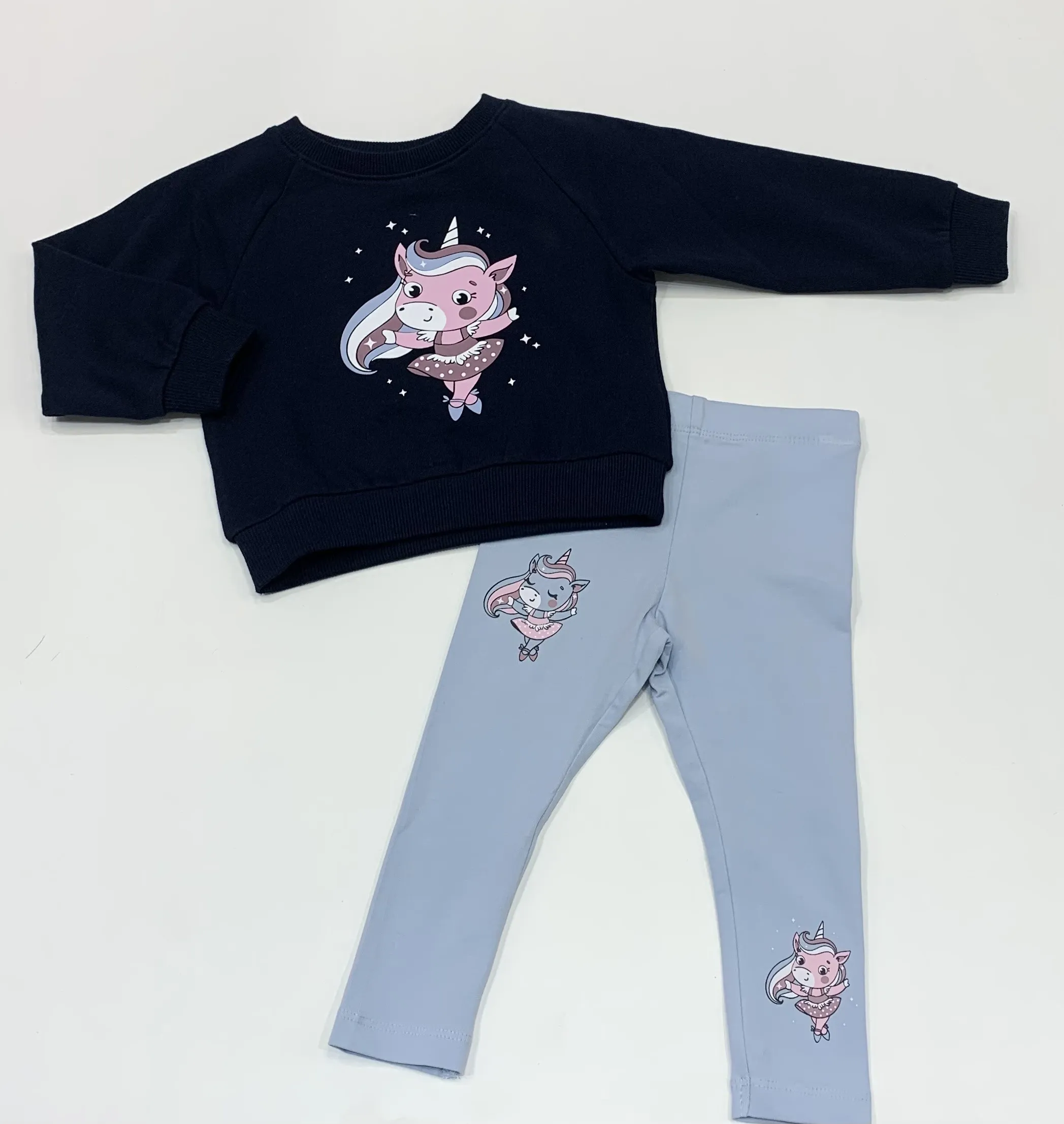 NAME IT nmf venus ls nreg sweat unb navy unicorn set 13238444 SS25