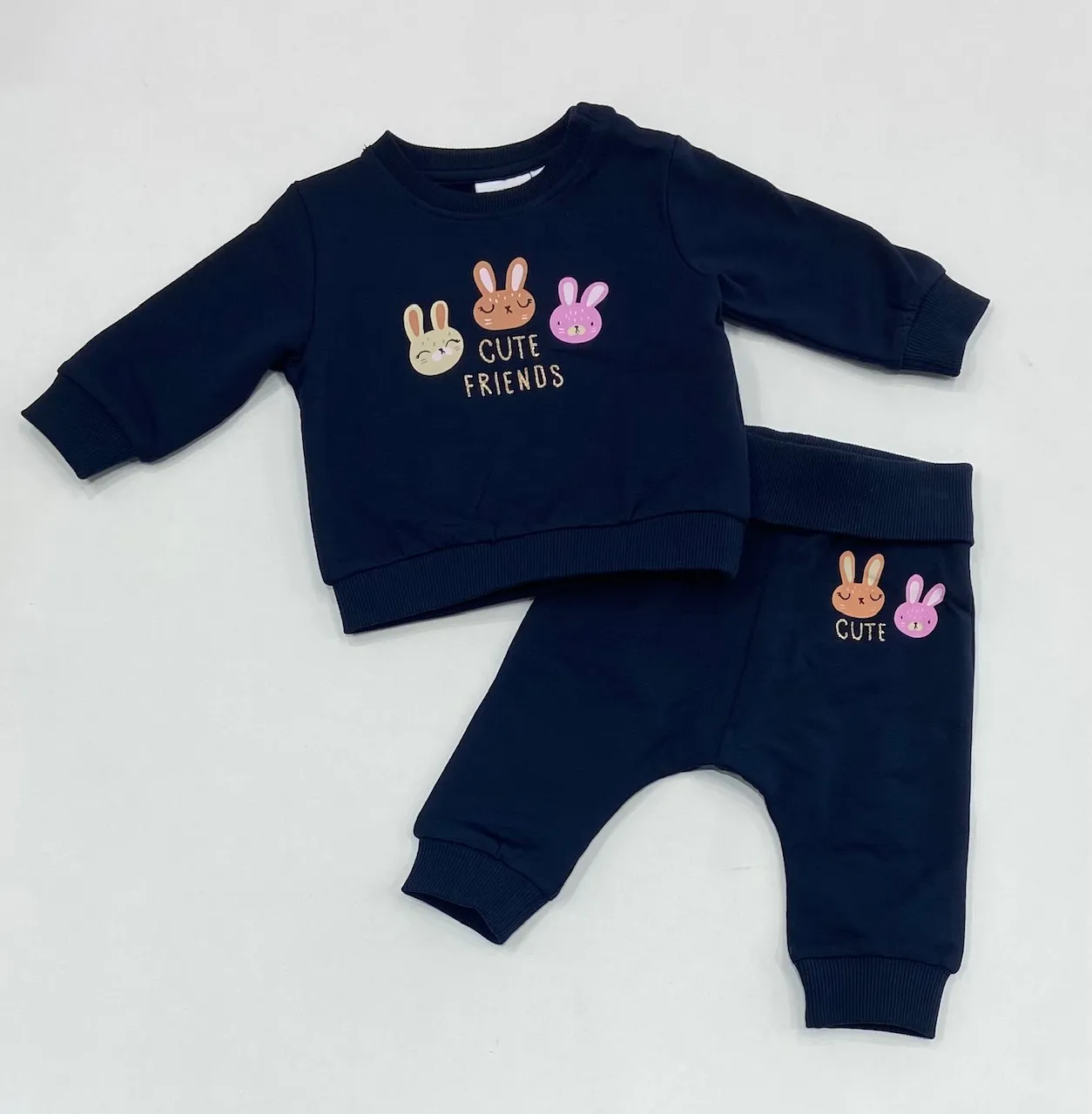 NAME IT nbf vrillie ls sweat navy bunnies ss24 13226050