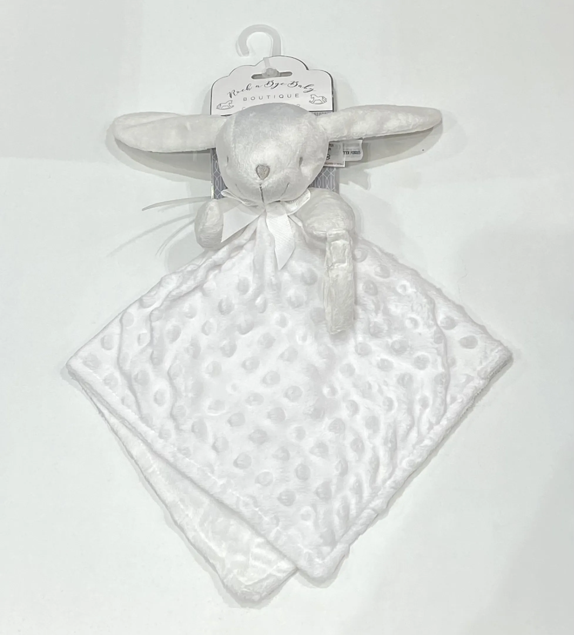 Rock A Bye Baby white bunny comforter W23873