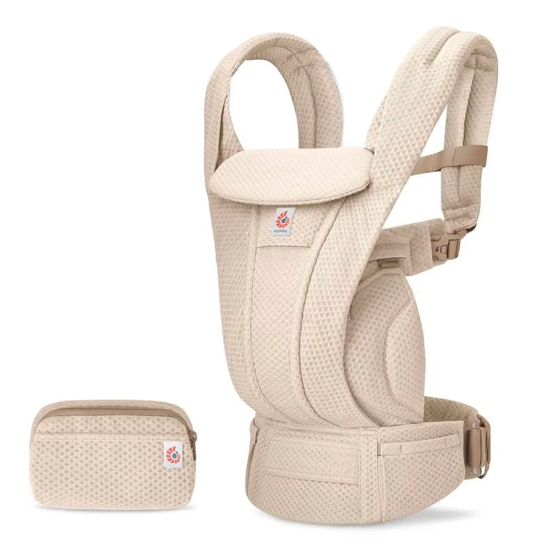 Ergobaby Omni Deluxe Baby Carrier Mesh - Natural Beige