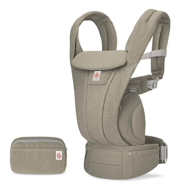 Ergobaby Omni Deluxe Baby Carrier Mesh - Soft Olive