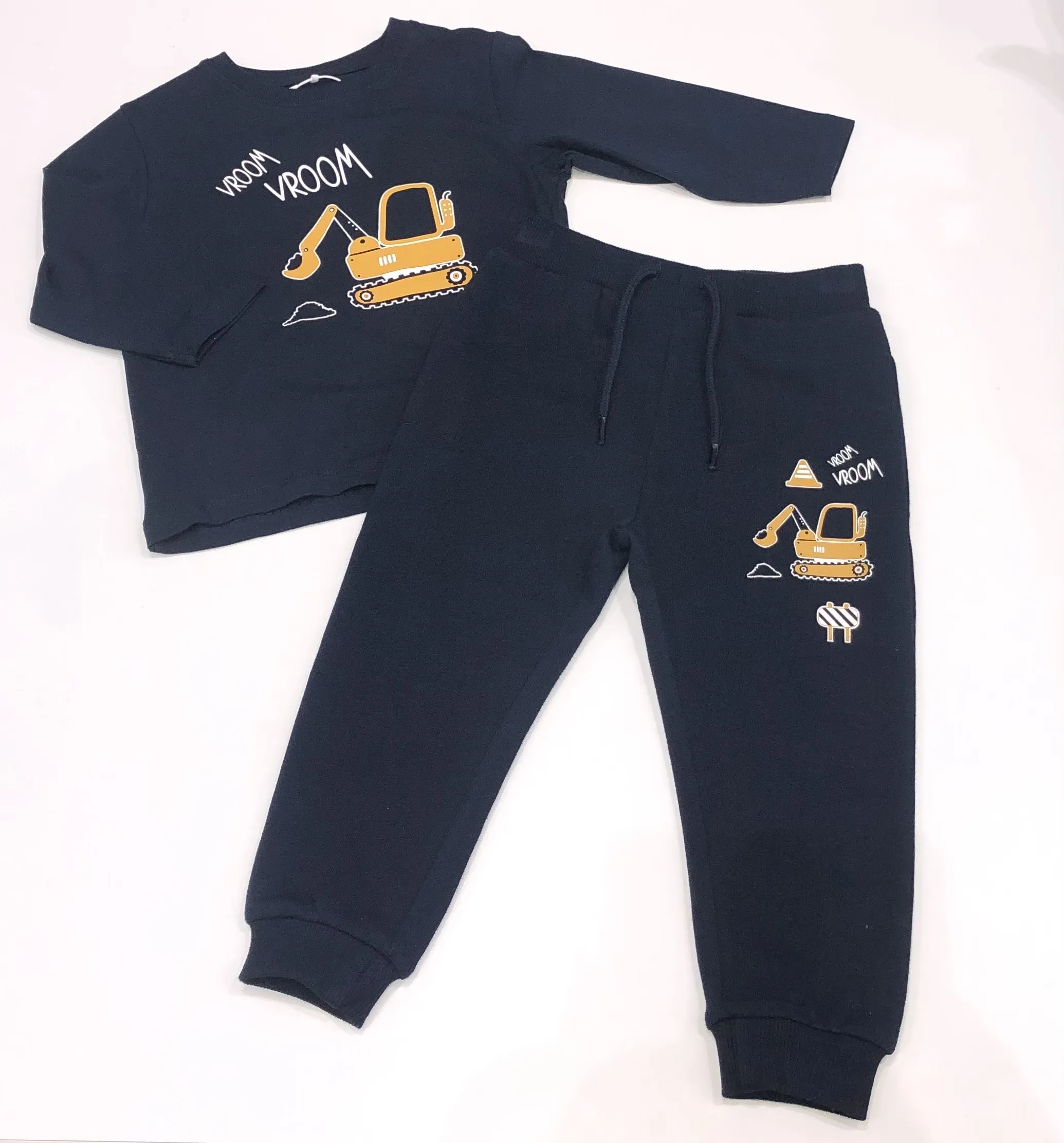 NAME IT nmm loder top and jog bottoms navy digger 13235980 aw24