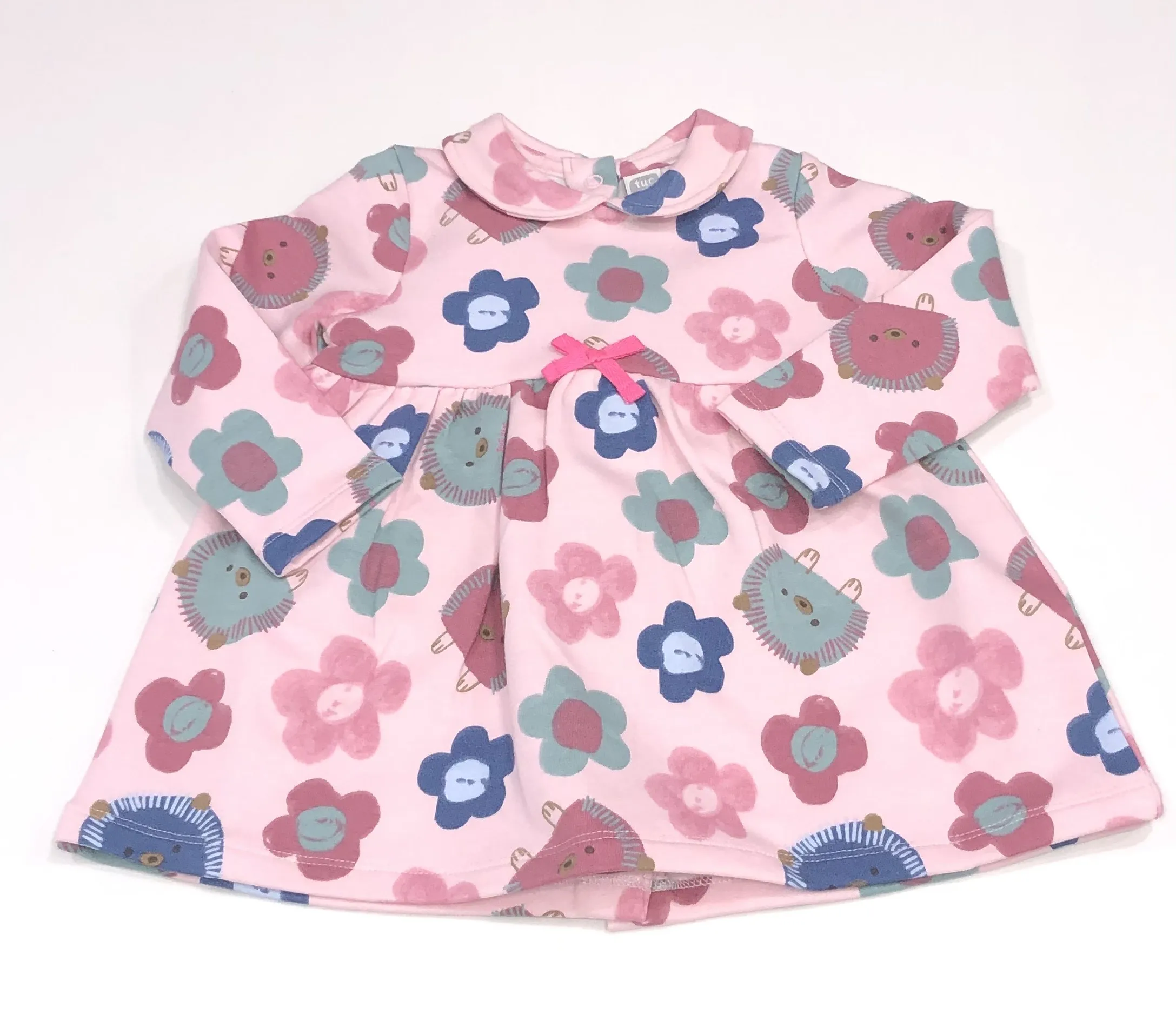 TUC TUC baby girls pink flowers dress 11378895 aw24 