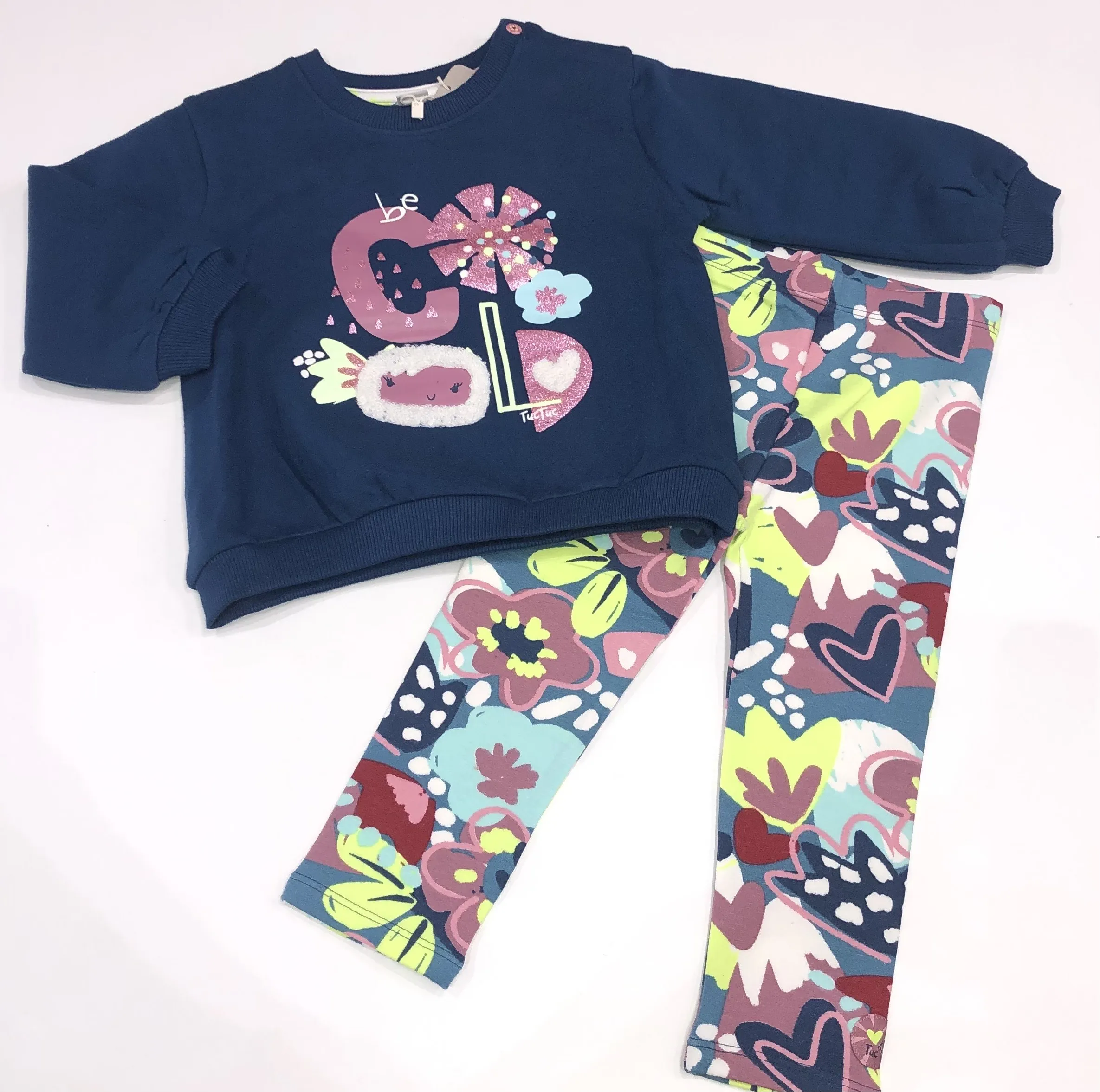 TUC TUC mini girls freezy Sweatshirt and Leggings set 11379386 aw24