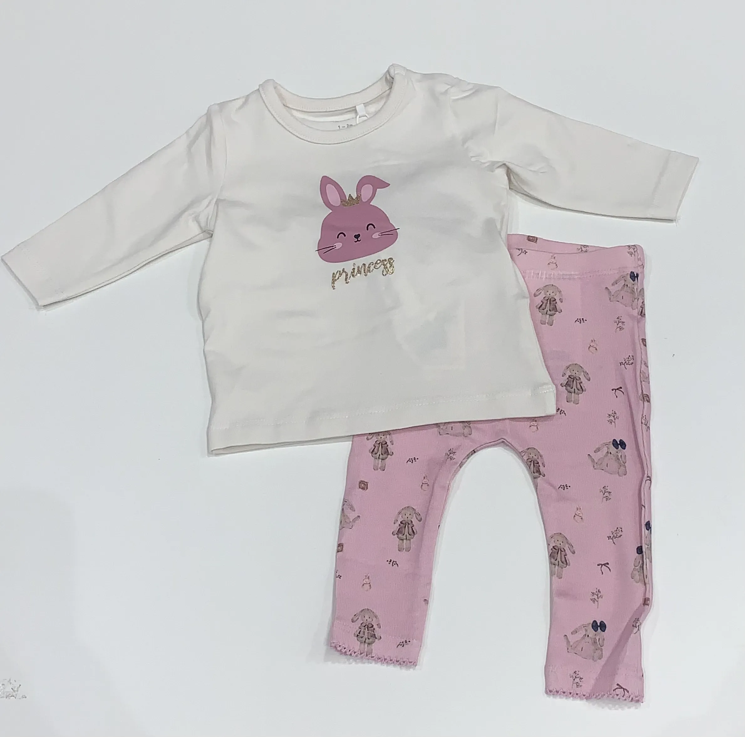 NAME IT nbf rastar ls top box cream bunny princess set 13236112 aw24