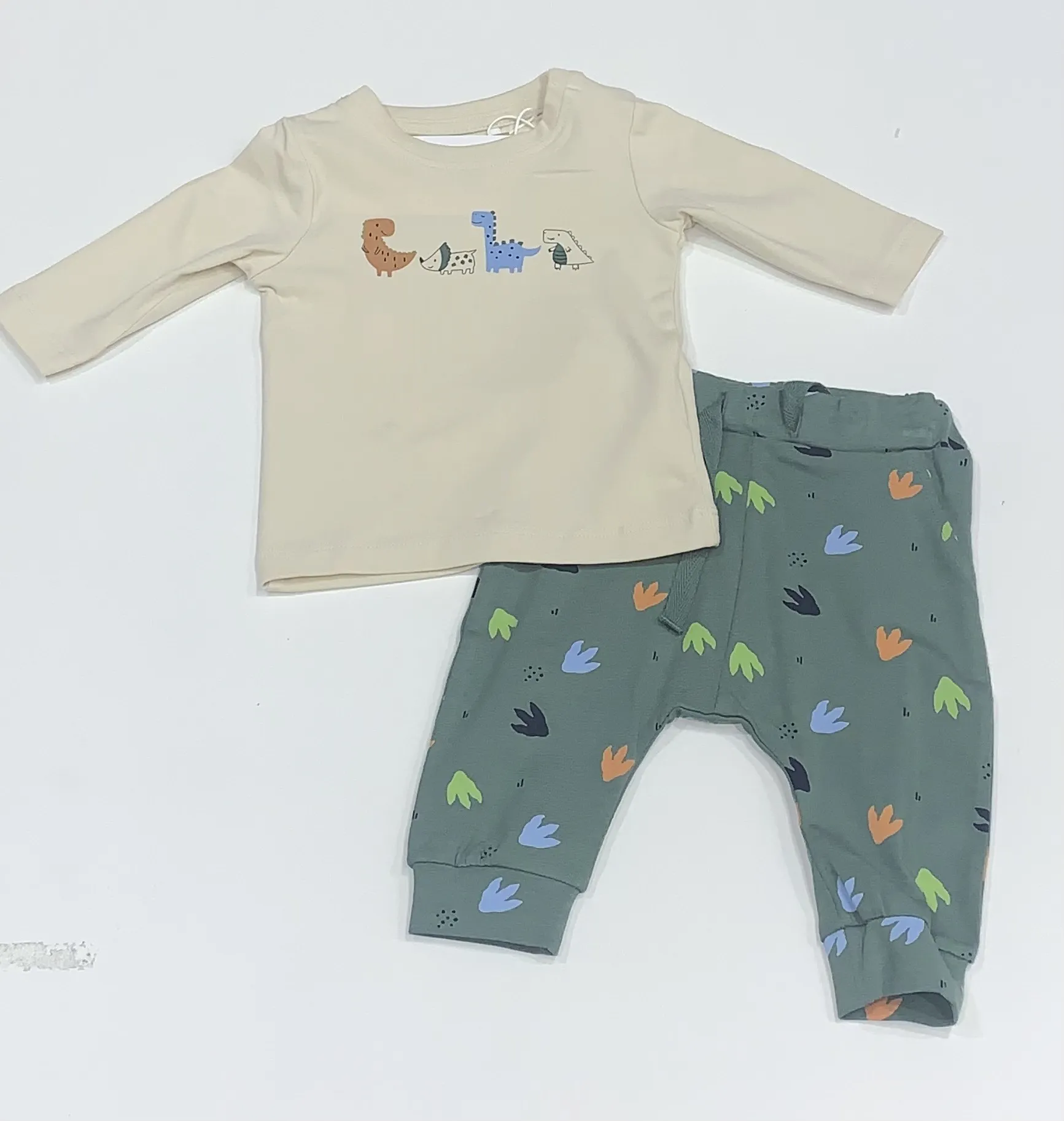 NAME IT nbm vacion lstop cream dinos set 13226077 aw24 