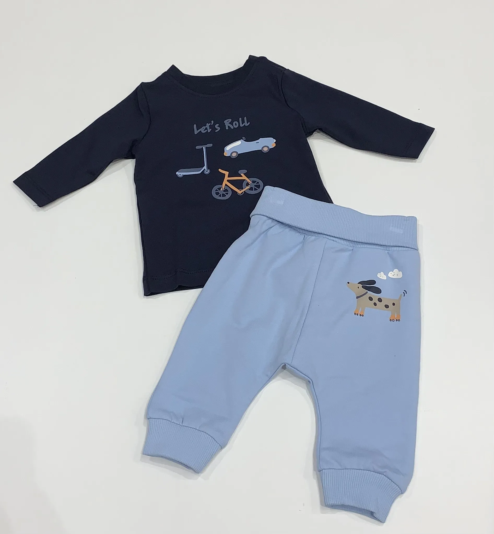 NAME IT Nbm vacion lets roll ls top and pant set navy/blue 13226077 aw24