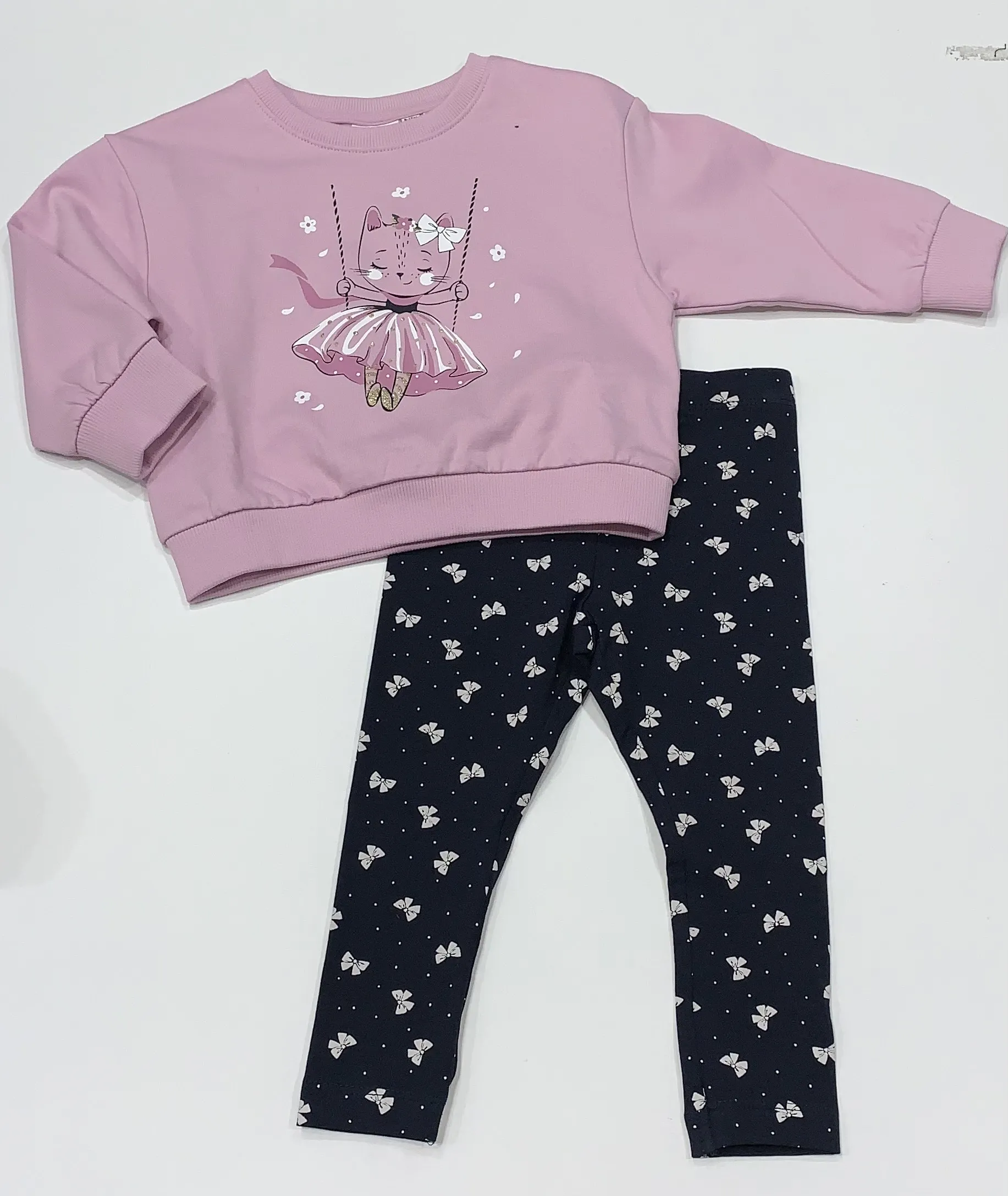 NAME IT nmf viloui ls cat ballerina set mauve 13234432 aw24 