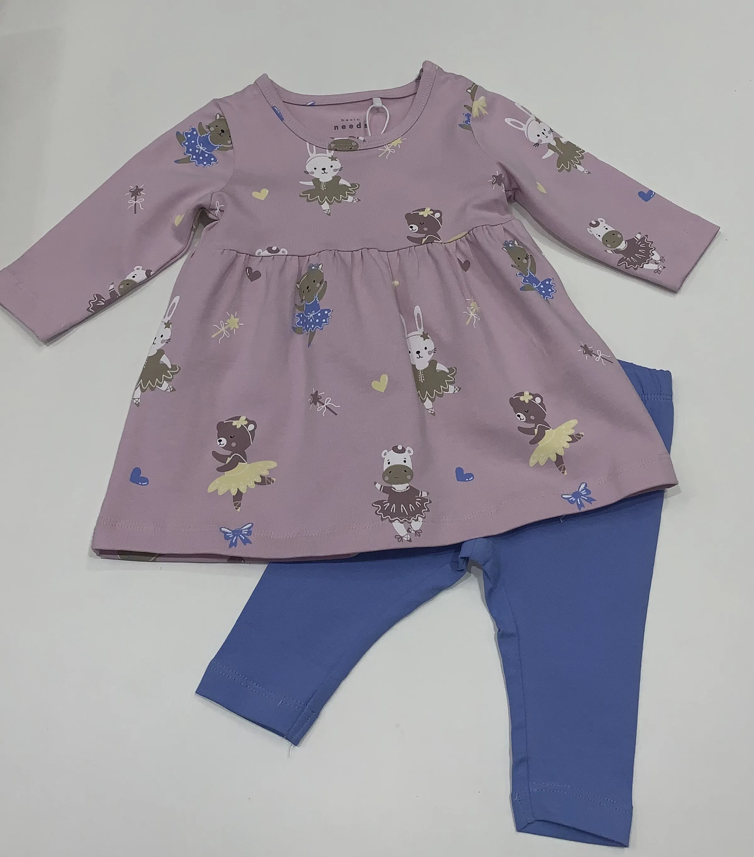 NAME IT nmf vandora ls dress with leggings bunny ballerina orchid  13226057 SS25