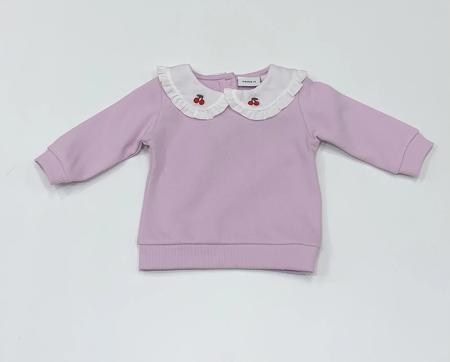 NAME IT nbf benine sweat unb cherry collar lilac 13237780 ss25