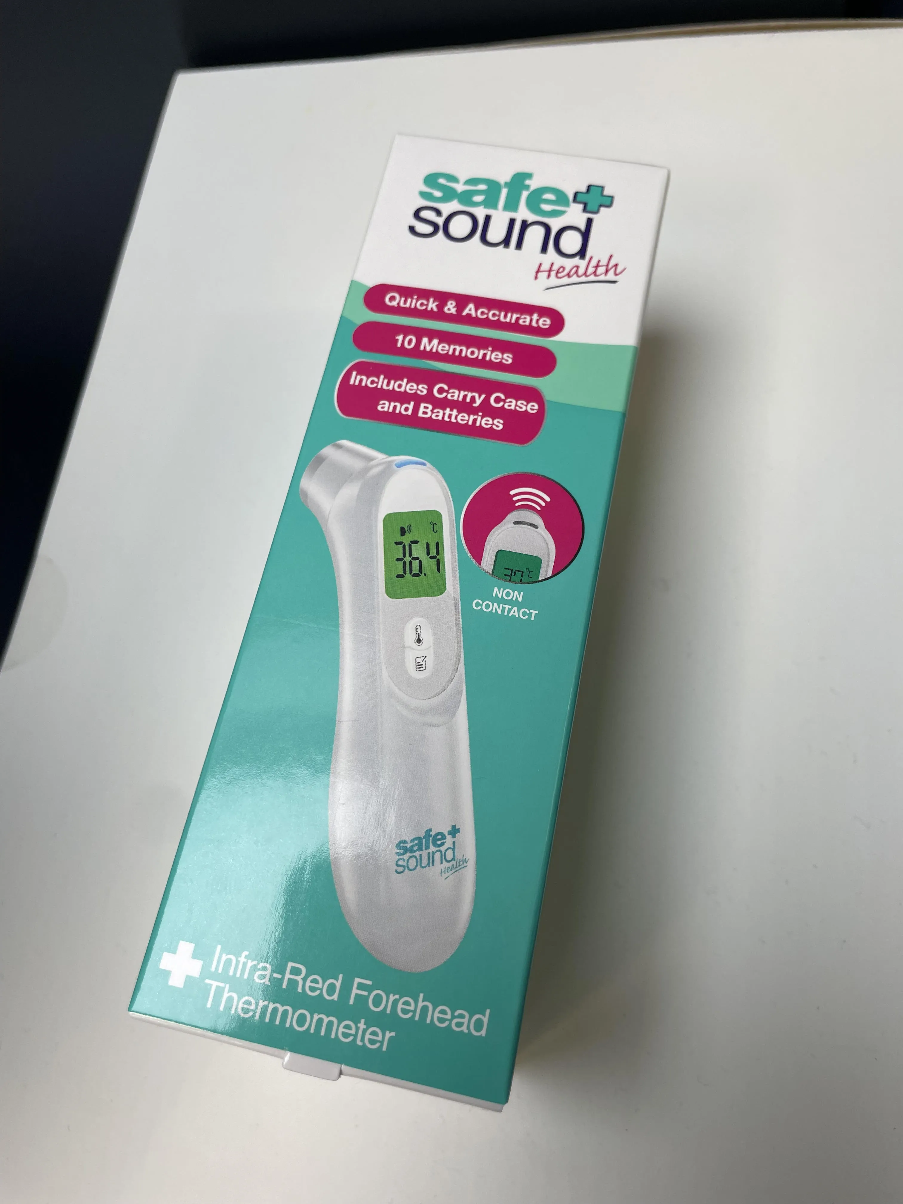 Safe & Sound Infrared Forehead Thermometer