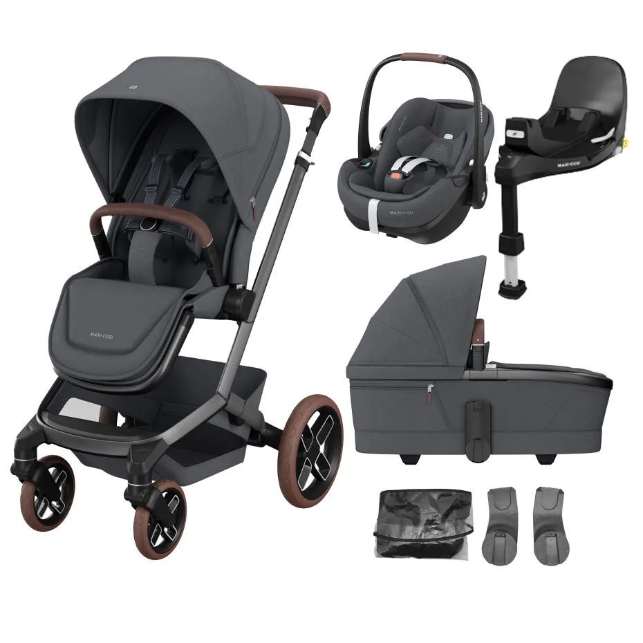 Maxi Cosi Fame Pro Travel System Twillic Graphite