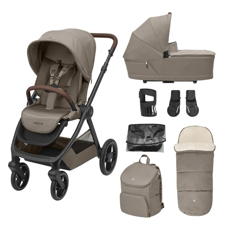 Maxi Cosi Oxford 7 Piece Essential Bundle Twillic Truffle