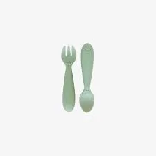 EZPZ mini utensils 12m+ sage green