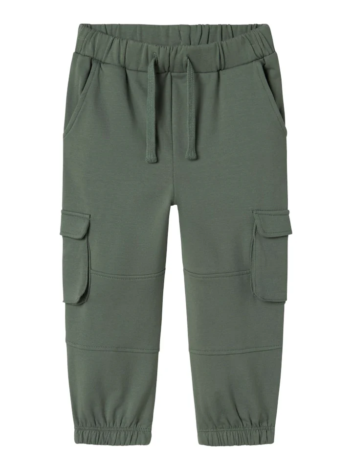 NAME IT nmm simon nreg sweat pant bru green 13236437 aw24 