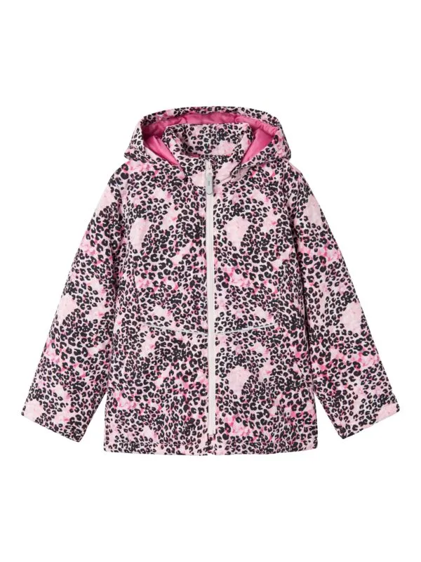 NAME IT  nkf maxi jacket leopard pink 13229829 aw24 