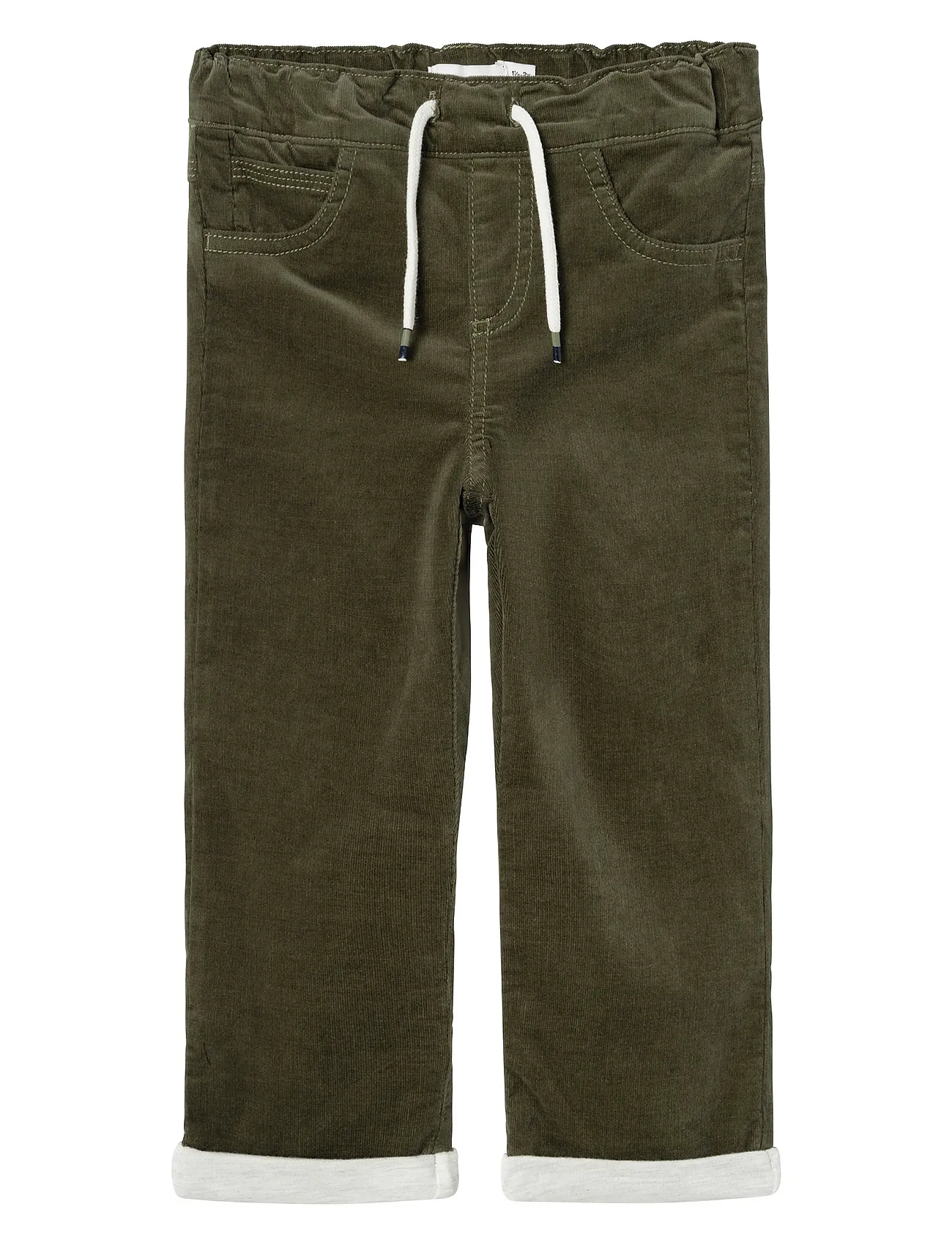 NAME IT nmm ben regular cord wl pant green 13232447 aw24