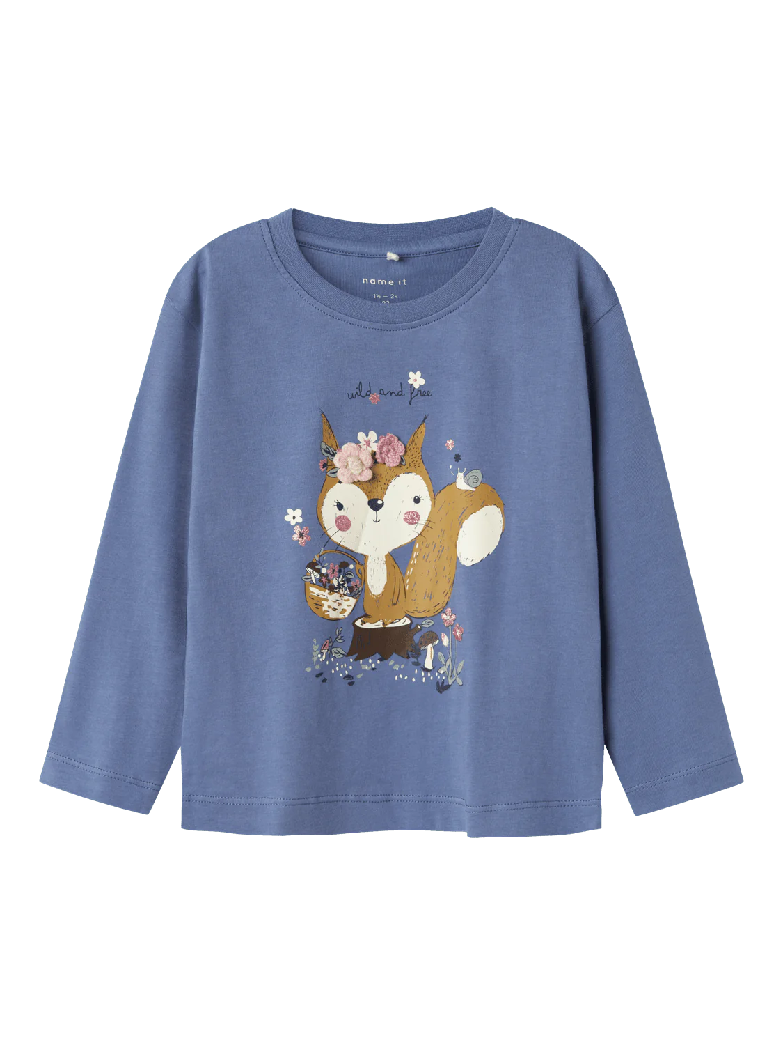 NAME IT nmf ohfelia nreg ls top blue fox 13233889 aw24