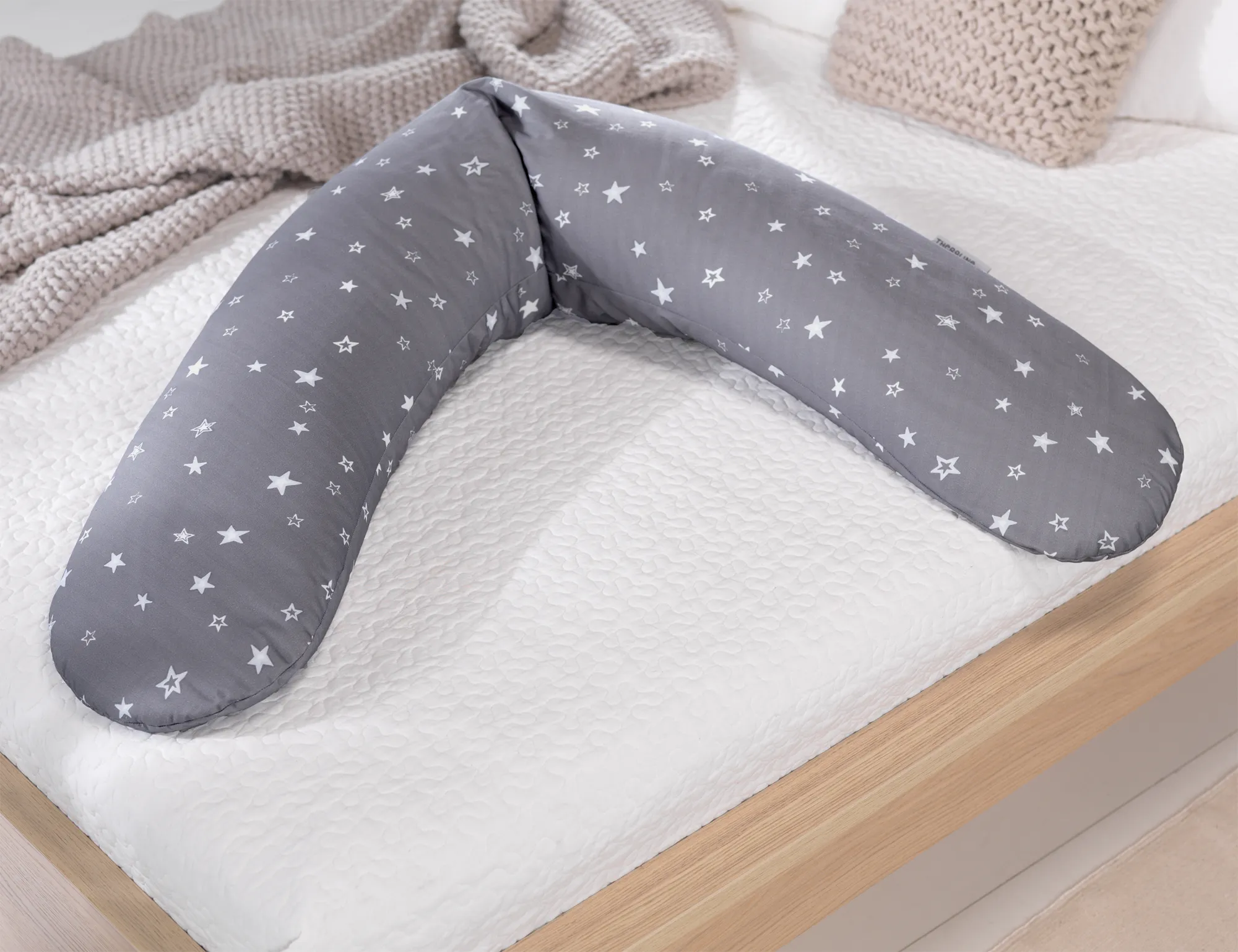 Theraline Original Nursing Pillow Starry Sky Grey 106