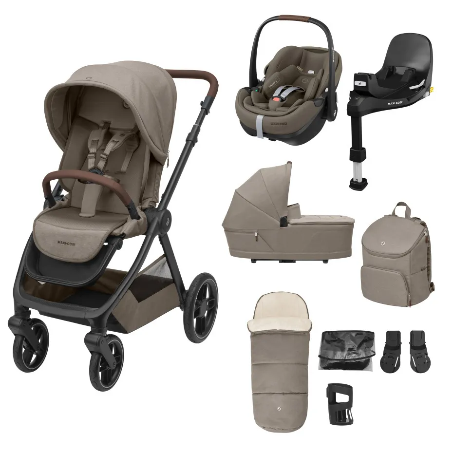 Maxi Cosi Oxford 9 Piece Premium Bundle Twillic Truffle