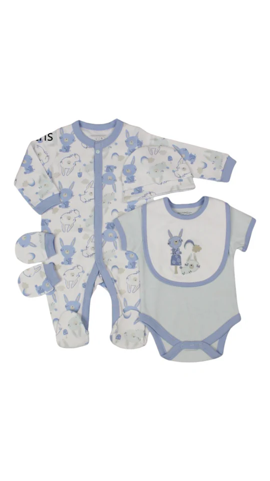 WATCH ME GROW boys 5pc set bunnies h13611