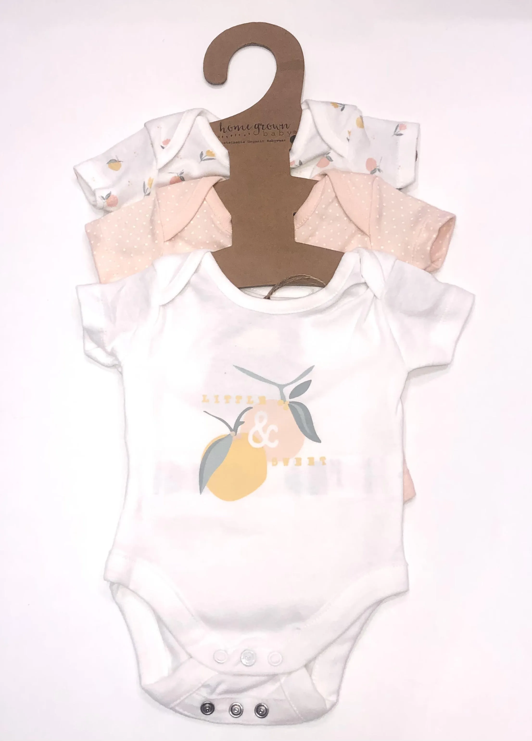 HOMEGROWN 3pck vests baby girls ss24 d07385