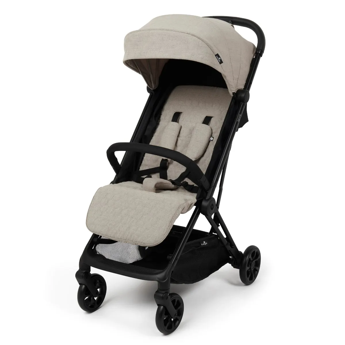 BabyLo Spire Auto Fold Compact Stroller Latte