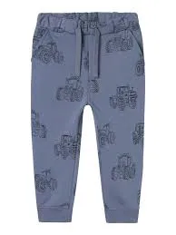 NAME IT nmm rator nreg sweat pant blue tractor 13236332 aw24 