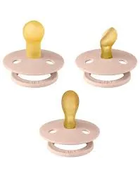 Bibs 3 pack try-it soothers blush 81342