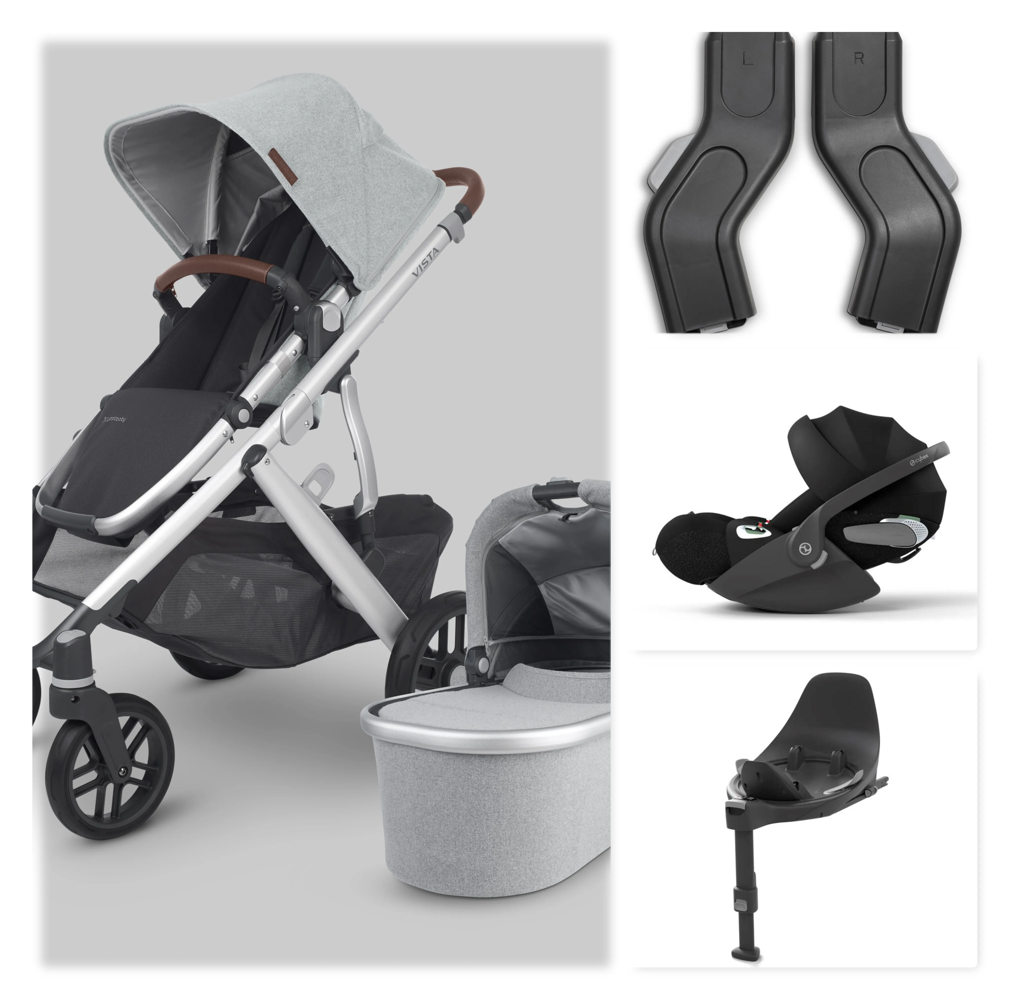 Uppababy Vista V2 Stella & Cybex Cloud T Bundle