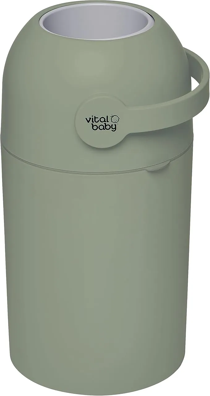 Vital Baby Hygiene Odour Trap Nappy Bin Sage